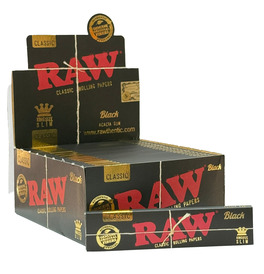 Raw Black King Size Slim Rolling Paper 