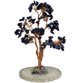 Agate Slice Crystal Tree - Sodalite