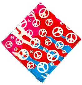 Bandana, Peace Pink & Blue