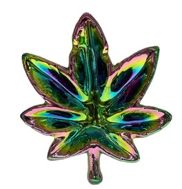 Wise Skies Crystal Leaf Ashtray