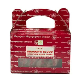 Satya Dragon's Blood Backflow Dhoop Cones
