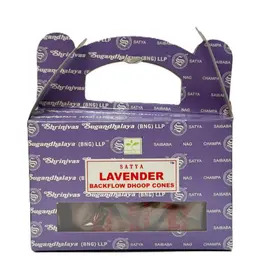 Satya Lavender Backflow Dhoop Cones