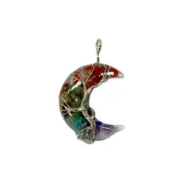 Crescent Shape Crystal Stone - Mixed Stone