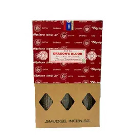 Satya Dragon's Blood Smudge Incense Sticks (Box Of 12)