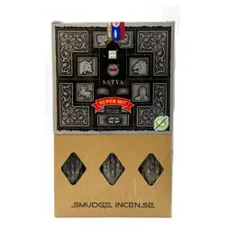 Satya Super Hit Smudge Incense Sticks (Box Of 12)