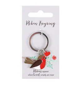 Garden Robin Keyring