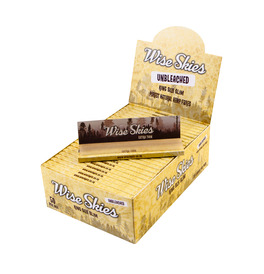 Wise Skies Unbleached King Size Slim Rolling Paper 