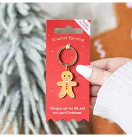 Gingerbread Man Keyring