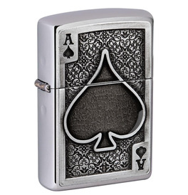 Ace of Spades Emblem Design Zippo Lighter