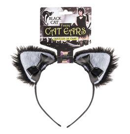 Black Cat Furry Ears