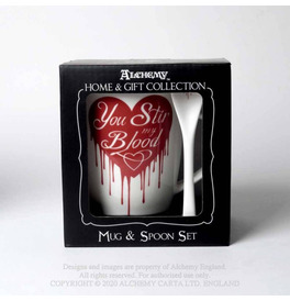 You Stir My Blood: Mug and Spoon Set 