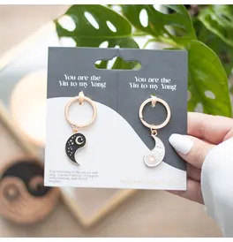 Pair of Yin Yang Best Friend Keyrings