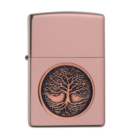 Tree of Life Emblem Design Zippo Lighter