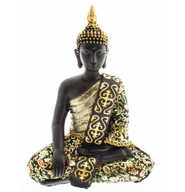 Large Black & Gold Buddha 30cm