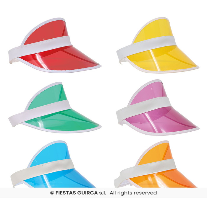 Transparent Visors, Assorted Colour