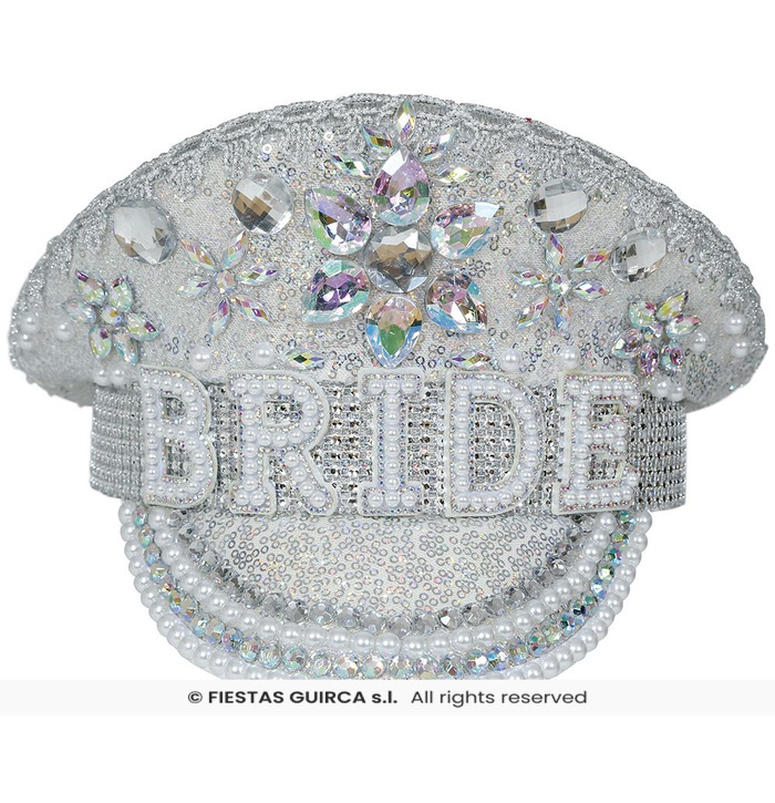 Bride Captain Hat with Jewels