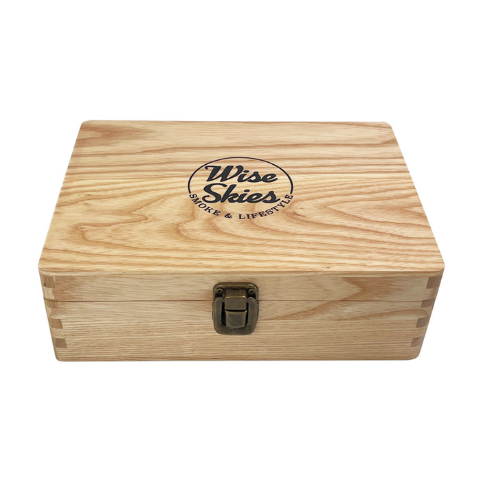 Wise Skies Wooden Rolling Box Medium 