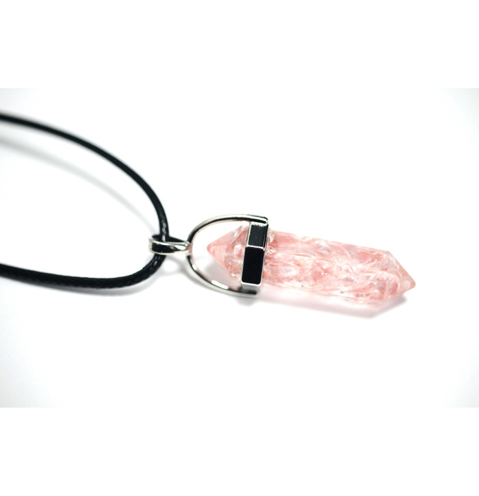 Tower Shape Crystal Stone - Rose Quartz