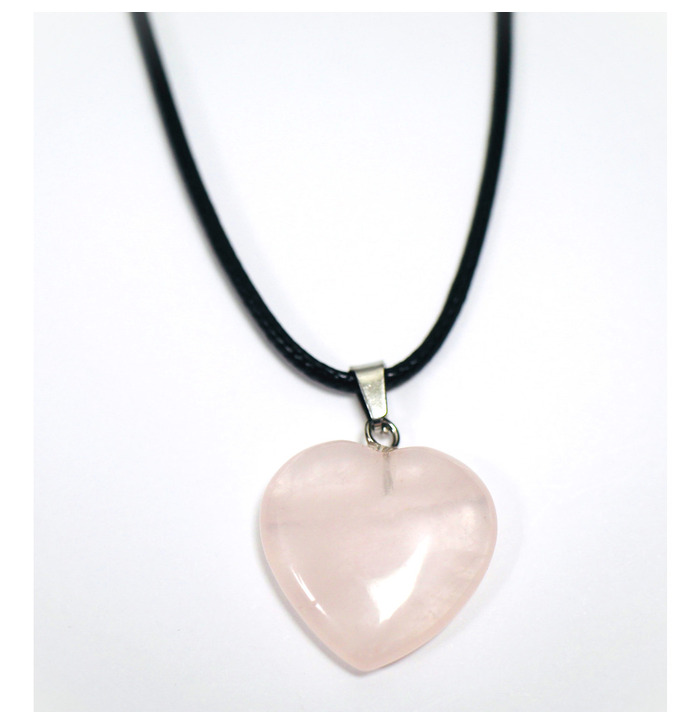 Small Heart Shape Crystal Stones - Rose Quartz