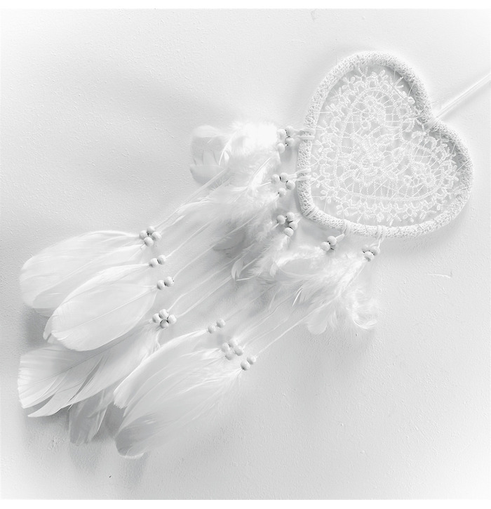 Dream Catcher, White Heart