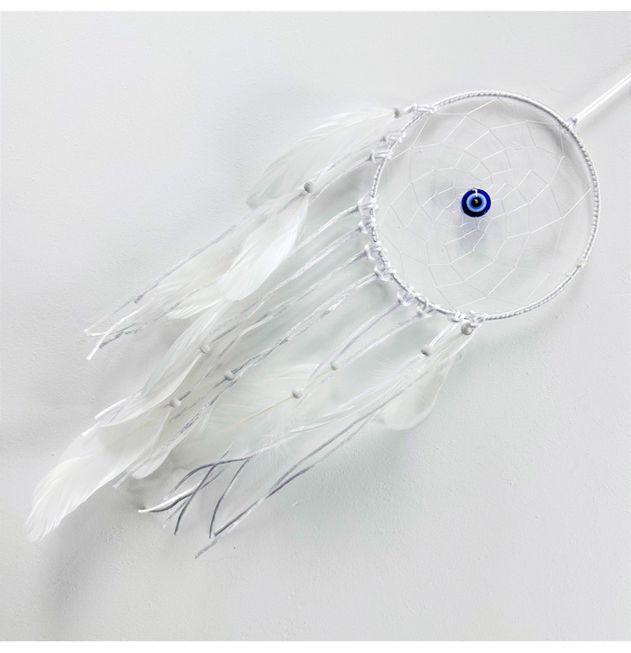 Dream Catcher White With Eye