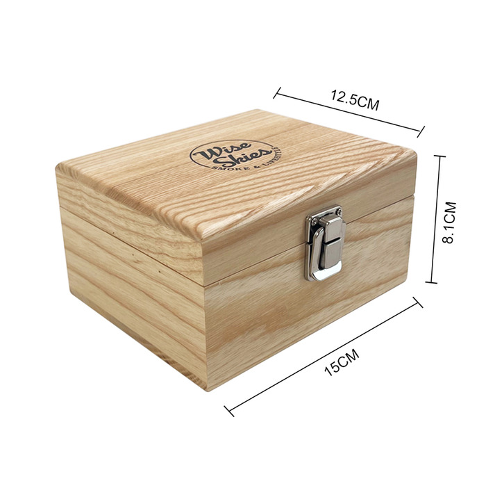 Wise Skies Mini Natural Rolling Box