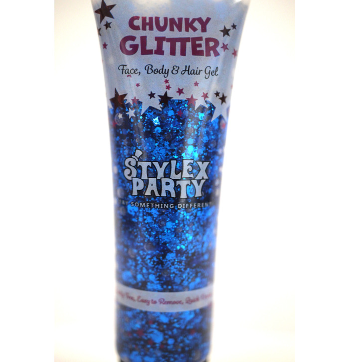 Face, Body & Hair Chunky Glitter - Neptune Blue 