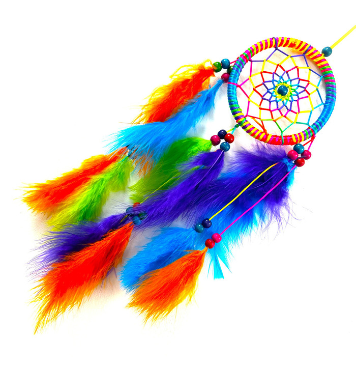 Dream Catcher Neon Rainbow