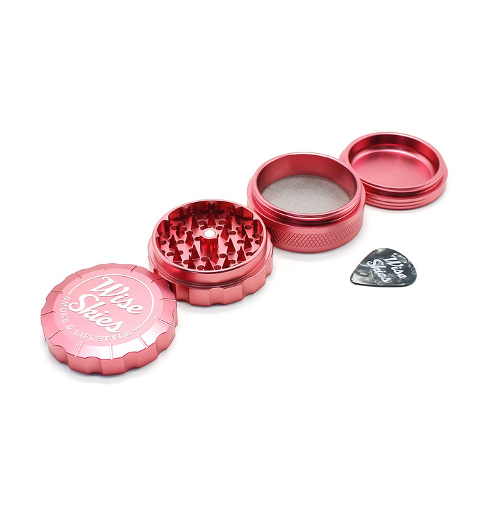 Wise Skies Zooza 4-Part Grinder Pink