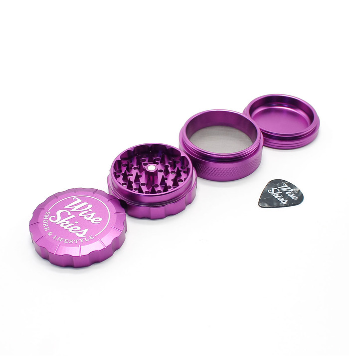 Wise Skies Zooza 4-Part Grinder Purple