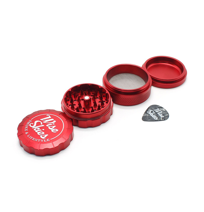 Wise Skies Zooza 4-Part Grinder Red