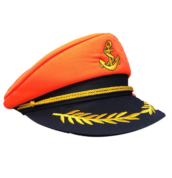 Captain Sailor Hat, Orange