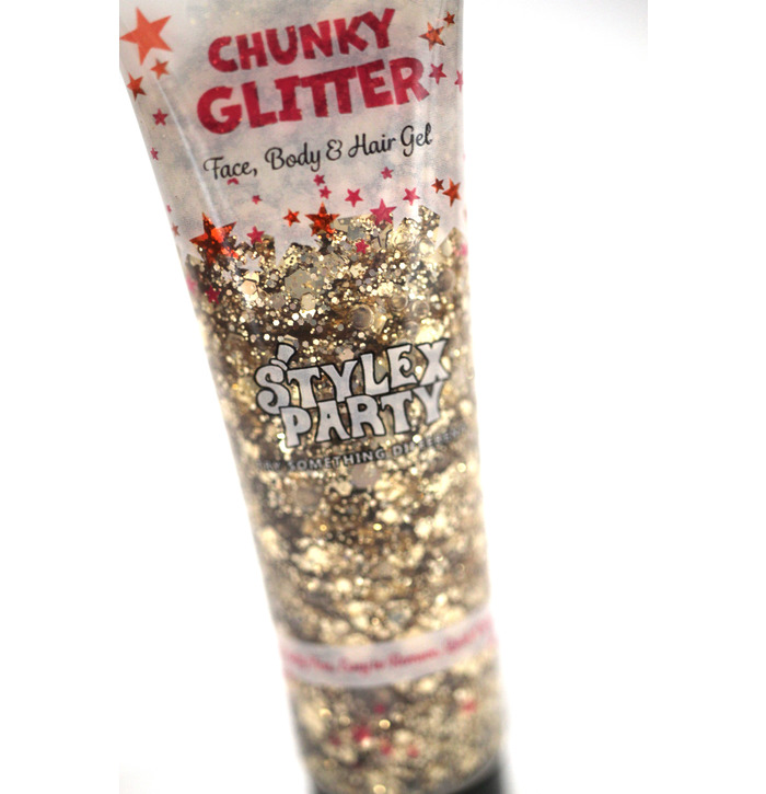 Face, Body & Hair Chunky Glitter  - Champagne Gold