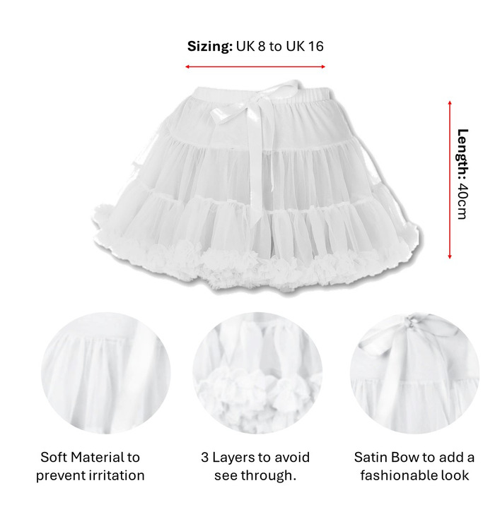 Luxury TUTU,White