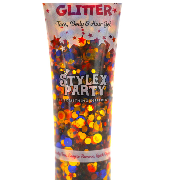 Face, Body & Hair Chunky Glitter - Rainbow