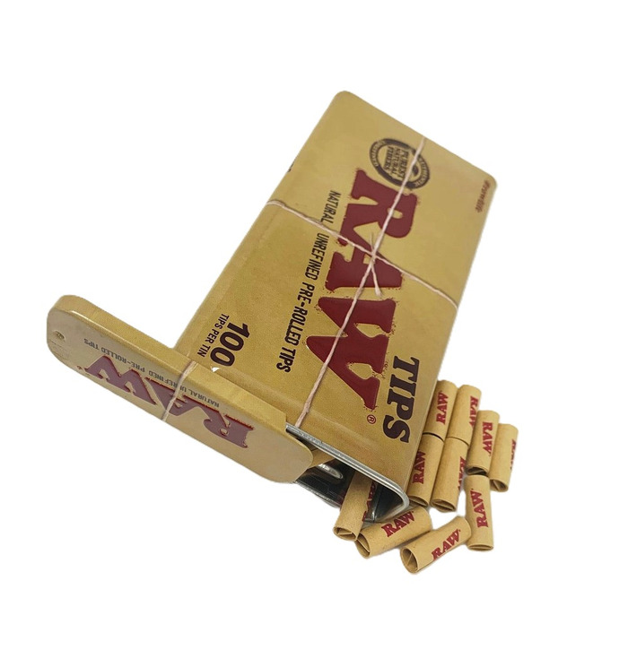 Raw 100 Pre Rolled Tips (Box Of 6)