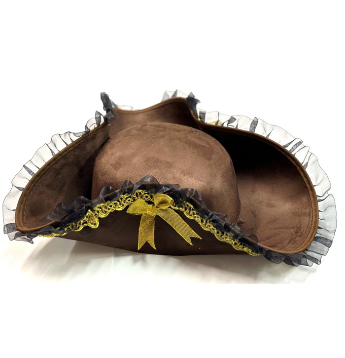 Deluxe Brown Pirate Hat