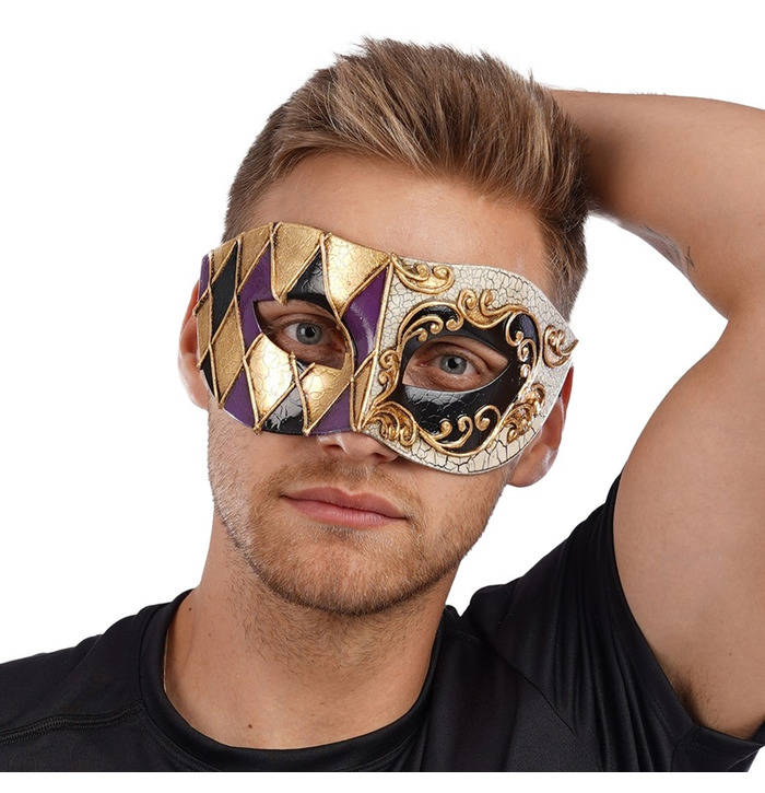 Venetian Eye Mask, Purple