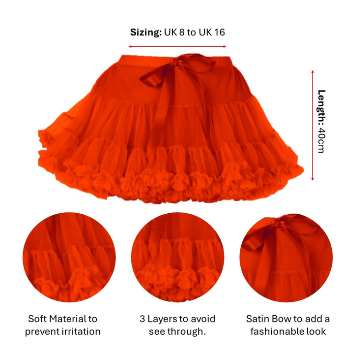 Luxury TUTU, Red 