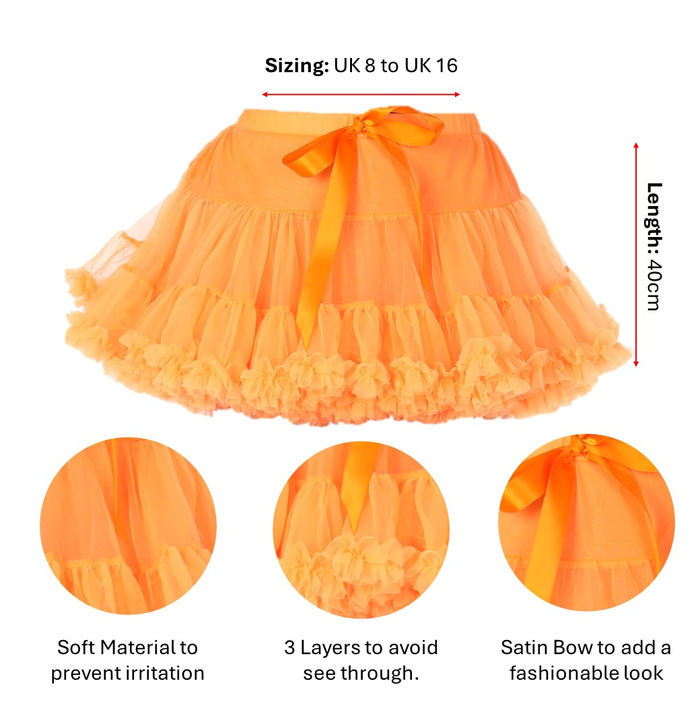 Luxury TUTU, Neon Orange