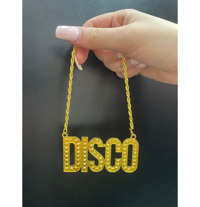 Disco Pendant Necklace