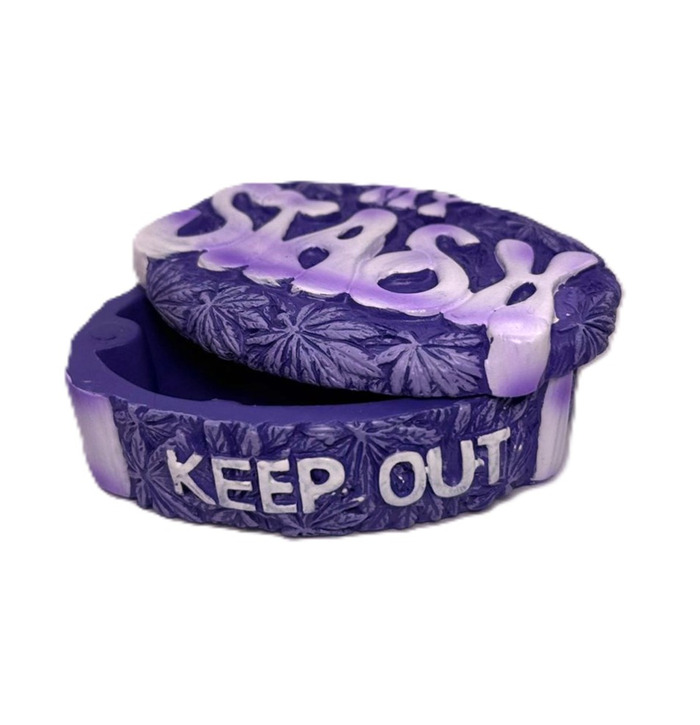 Purple My Stash Ashtray