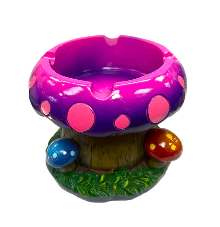 Purple Mushroom Ashtray 