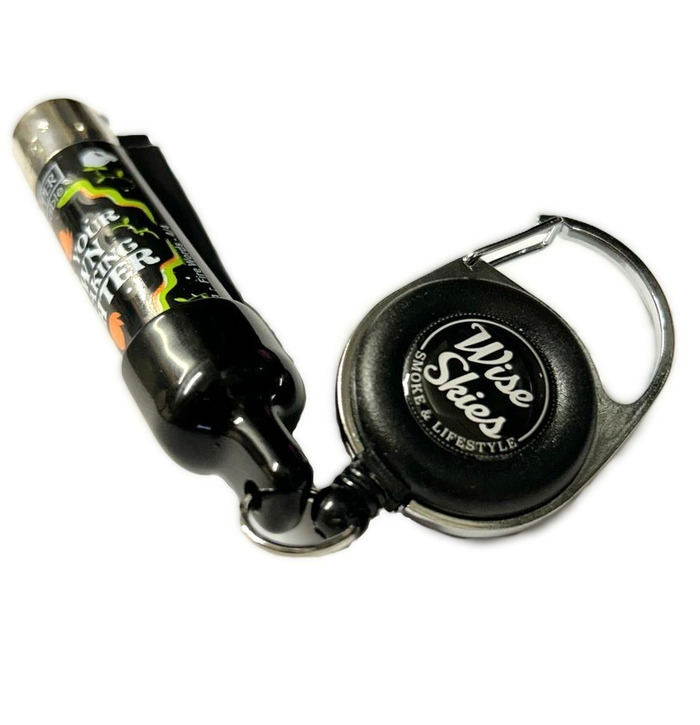 Wise Skies Lighter Leash, Black (Box of 12)