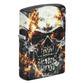 Smokey skulls design zippo lighter