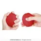 Squeezy red brain 8cm