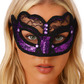 Gothic eye mask, purple