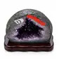 Amethyst geode crystal statue