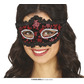 Black and red antifaz eye mask