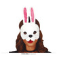 White bunny mask